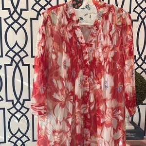 💯% silk DVF tunic dress (sz 6)